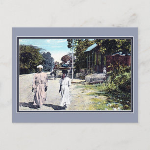 Cartão Postal Vintage ca 1900 Port Au Prince Haiti