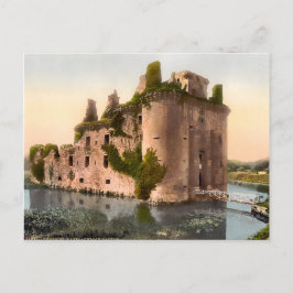 Cartão Postal Vintage Caerlaverock Castle Scotland