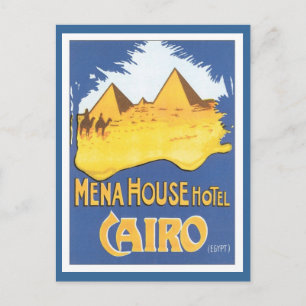 Cartão Postal Vintage Cairo Egito