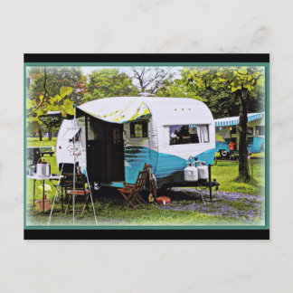 Cartão Postal Vintage Camper