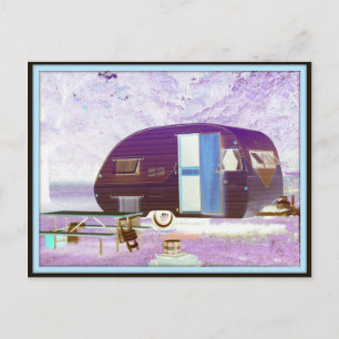 Cartão Postal Vintage Camper