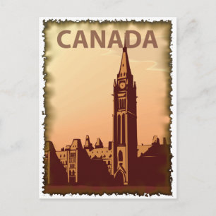 Cartão Postal Vintage Canadá