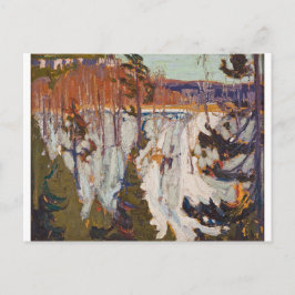 Cartão Postal Vintage Canadian Tommy Thomson Snow Bank