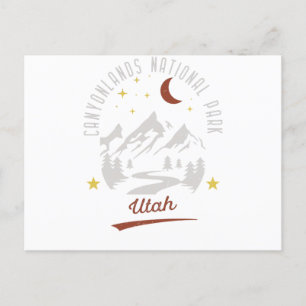 Cartão Postal Vintage Canyonlands National Park Utah