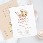 Cartão Postal Vintage Carruagem do bebê Gênero Chá de fraldas ne<br><div class="desc">Vintage Baby Carruagem Gender Neutral Chá de fraldas Convite Pós-Cartão. Clique no botão personalizar para personalizar este design com seus detalhes.</div>