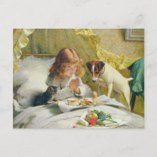 Cartão Postal Vintage Charles Burton Barber Suspense