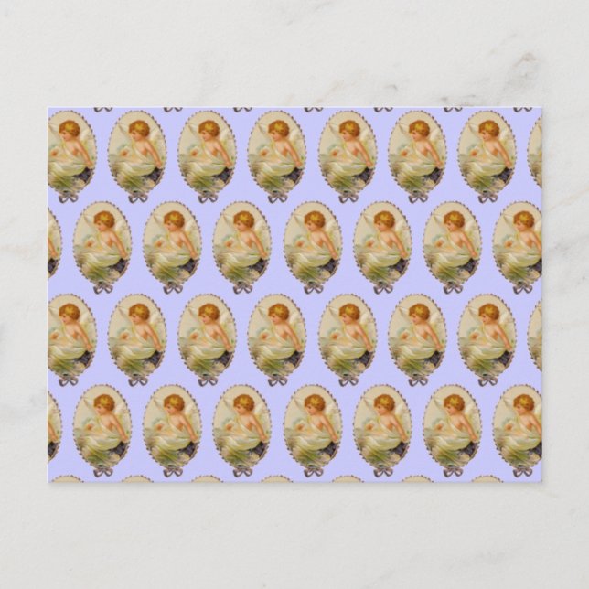 Cartão Postal Vintage Cherubs (Frente)
