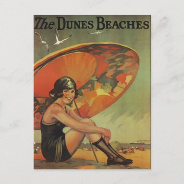 Cartão Postal Vintage Chicago, EUA - (Frente)