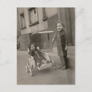Cartão postal Vintage Children