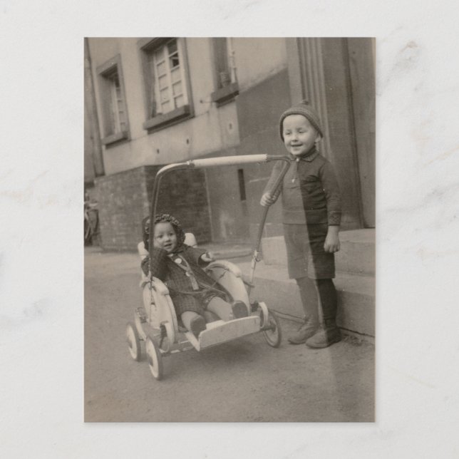 Cartão postal Vintage Children (Frente)