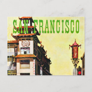 Cartão postal Vintage Chinatown San Francisco