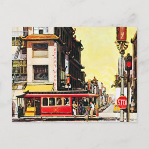 Cartão postal Vintage Chinatown San Francisco