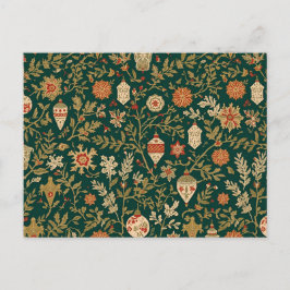 Cartão Postal Vintage Christmas Pattern - Postcard