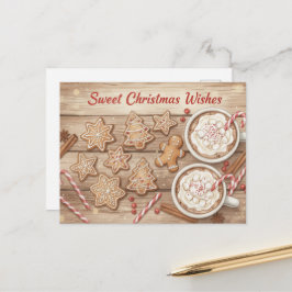 Cartão Postal Vintage Christmas Postcard