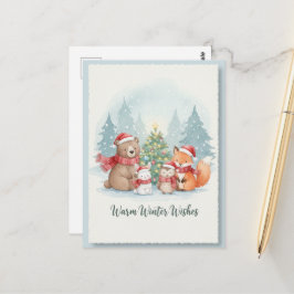 Cartão Postal Vintage Christmas Postcard