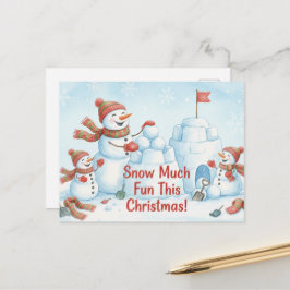 Cartão Postal Vintage Christmas Postcard