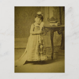 Cartão Postal Vintage Circus Freak Mulher