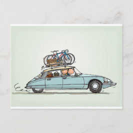 Cartão Postal Vintage Citroën DS