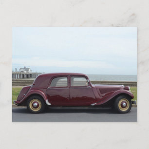 Cartão Postal Vintage Citroen Traction Avant