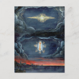 Cartão Postal Vintage Comet Book Illustration Pertica