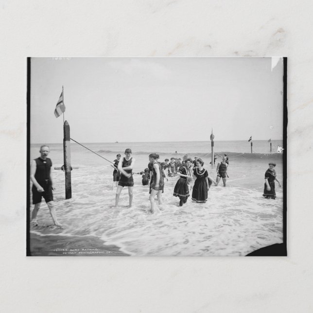 Cartão Postal Vintage Coney Island (Frente)