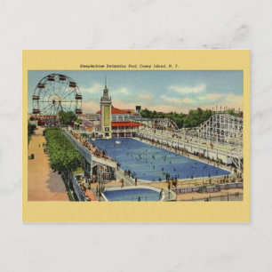 Cartão postal Vintage Coney Island New York