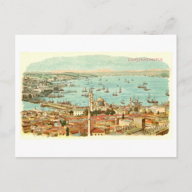 Cartão Postal Vintage Constantinople (Frente)
