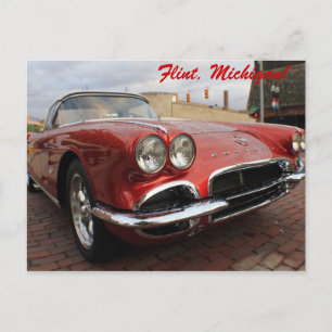 Cartão Postal Vintage Corvette