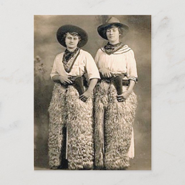 Cartão Postal Vintage Cowboys 24 (Frente)