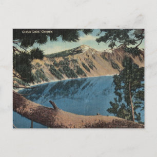 Cartão Postal Vintage, Crater Lake, Oregon