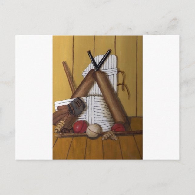 Cartão Postal Vintage Cricket (Frente)