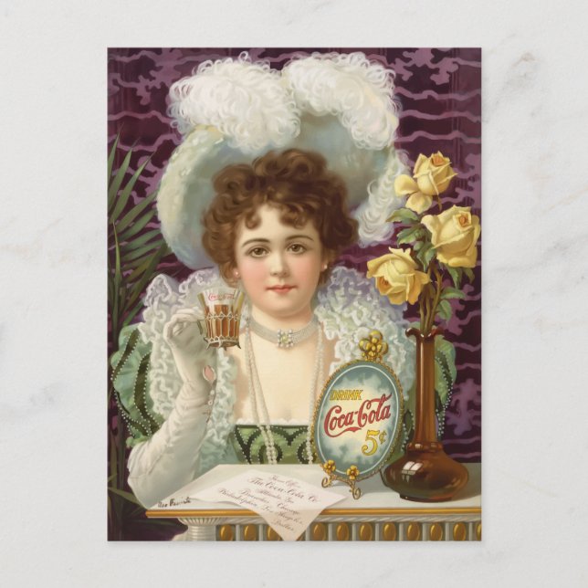 Cartão Postal Vintage da Cola (Frente)
