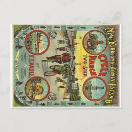 Cartão postal Vintage da Ilha Coney