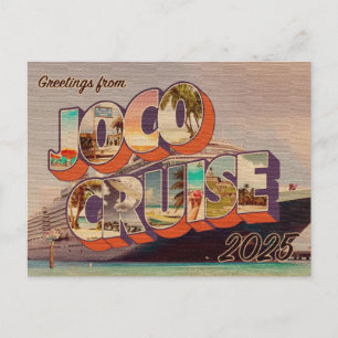 Cartão Postal Vintage da placa JoCo 2025