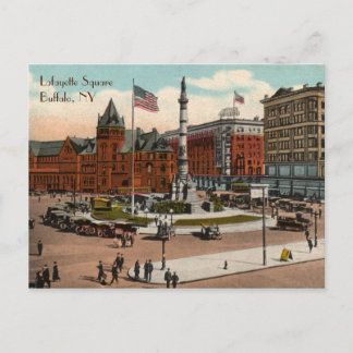 Cartão postal Vintage da Praça Lafayette