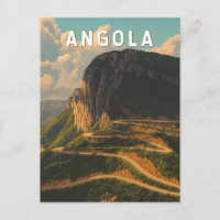 Vintage da Viagem de Ilustração Angola