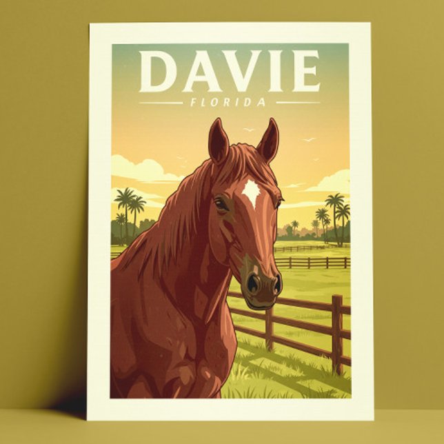 Cartão Postal Vintage Davie Florida (Criador carregado)