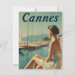 Cartão Postal Vintage de Cannes