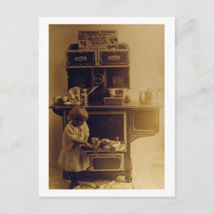 Cartão Postal Vintage de Cozinhar-Filho Fashionado