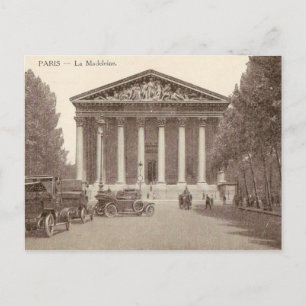 Cartão postal Vintage de La Madeleine Paris