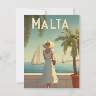 Cartão Postal Vintage de Malta