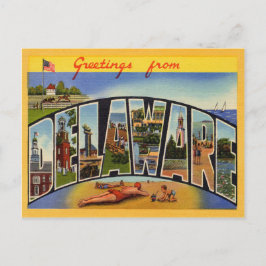 Cartão Postal Vintage Delaware