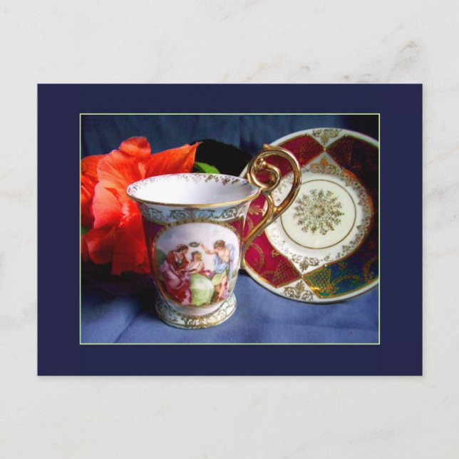 Cartão Postal Vintage Demitasse (Frente)