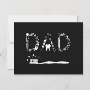 Cartão Postal Vintage Dentist Pai Padre Avô Dia de os pais Me