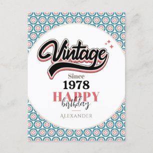 Cartão Postal Vintage desde - 1978