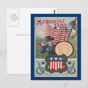 Cartão Postal Vintage Dia da Memória - Um País, ZSSG