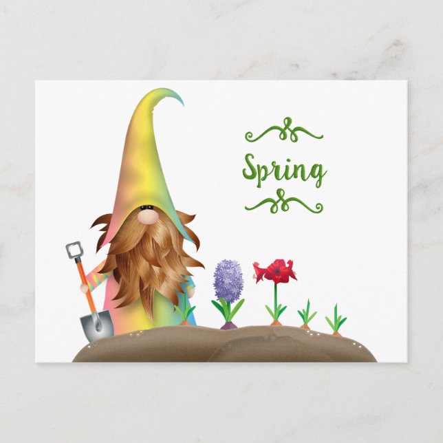 Cartão postal vintage do coelho de Páscoa (Frente)