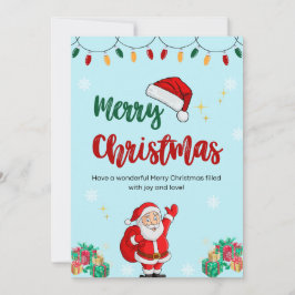 Cartão postal vintage do Papai Noel