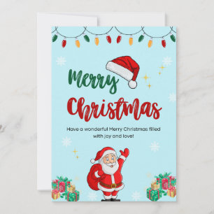 Cartão postal vintage do Papai Noel