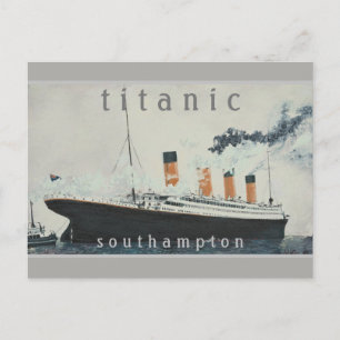 Cartão Postal Vintage do Partido TITANIC - Linha White Star